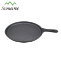 New Wholesale 25cm Vegetable Oil Round Cast Iron Fry Pan